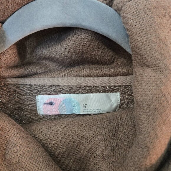 FREE PEOPLE Milley Co-ord Skirt Set brown Long Sleeve Top & Maxi Skirt Size XS - Picture 6 of 9